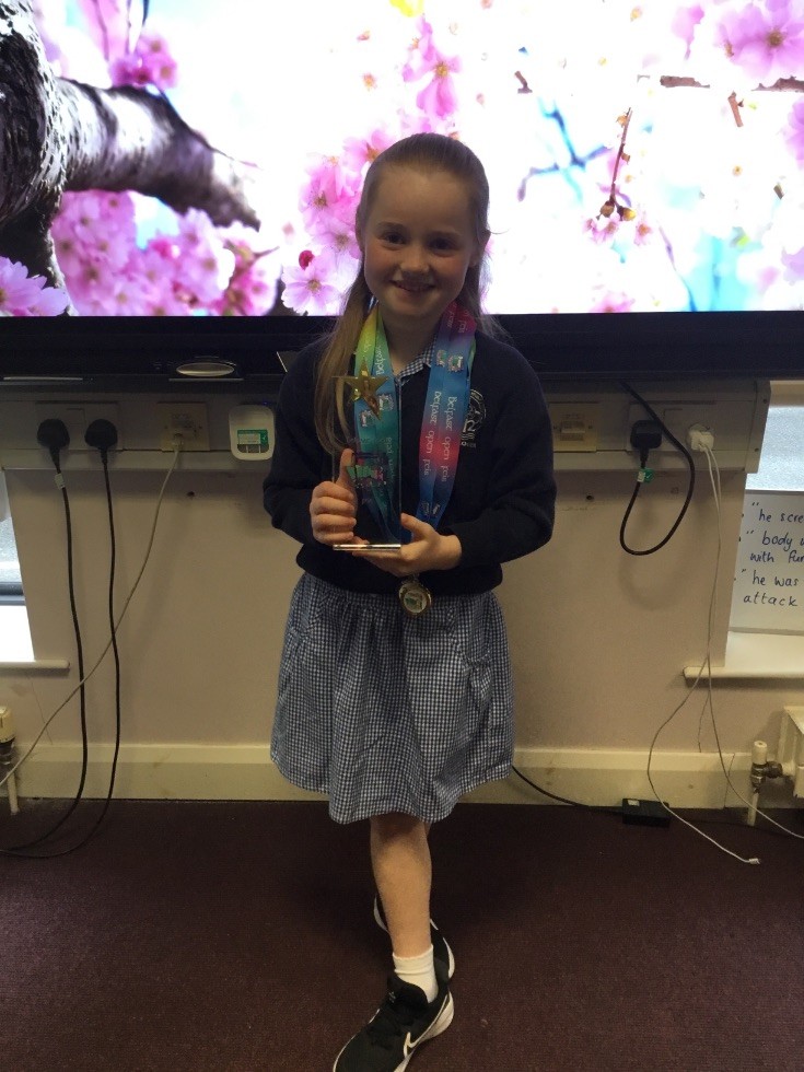 Congratulations to Anna Swift who achieved great success in her Irish Dancing Feis in Belfast. She got 1st in championship, 1st in hard reel, 1st in single jig, 1st in job of journey work, 2nd in slip jig and 3rd in two hand. Amazing achievement Anna!