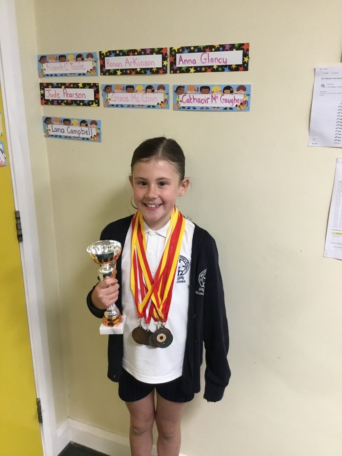 Well done Anna on your recent success at the local Feis.