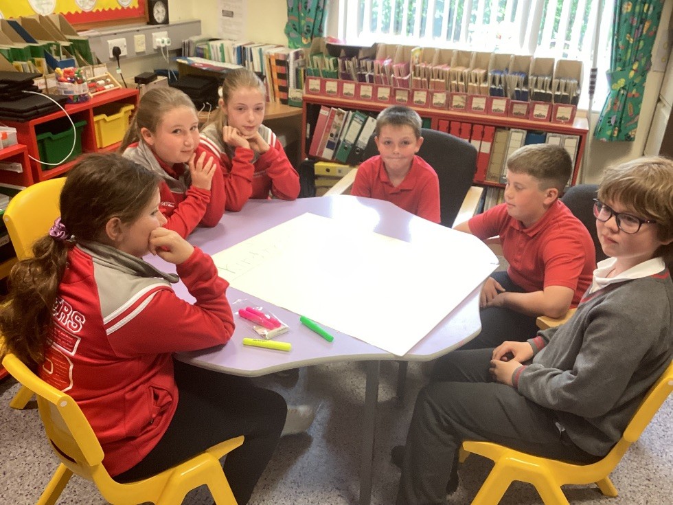 Working on the behaviours to match our school values.