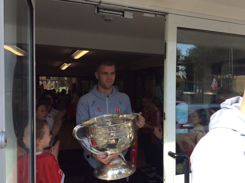 Celebrating with Sam Maguire!