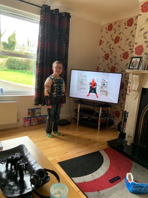 Superhero exercise.#bestrong