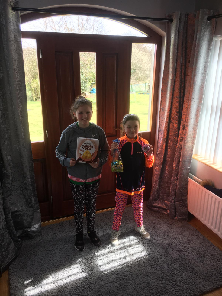 Congratulations girls! You are so lucky that you both won a prize.