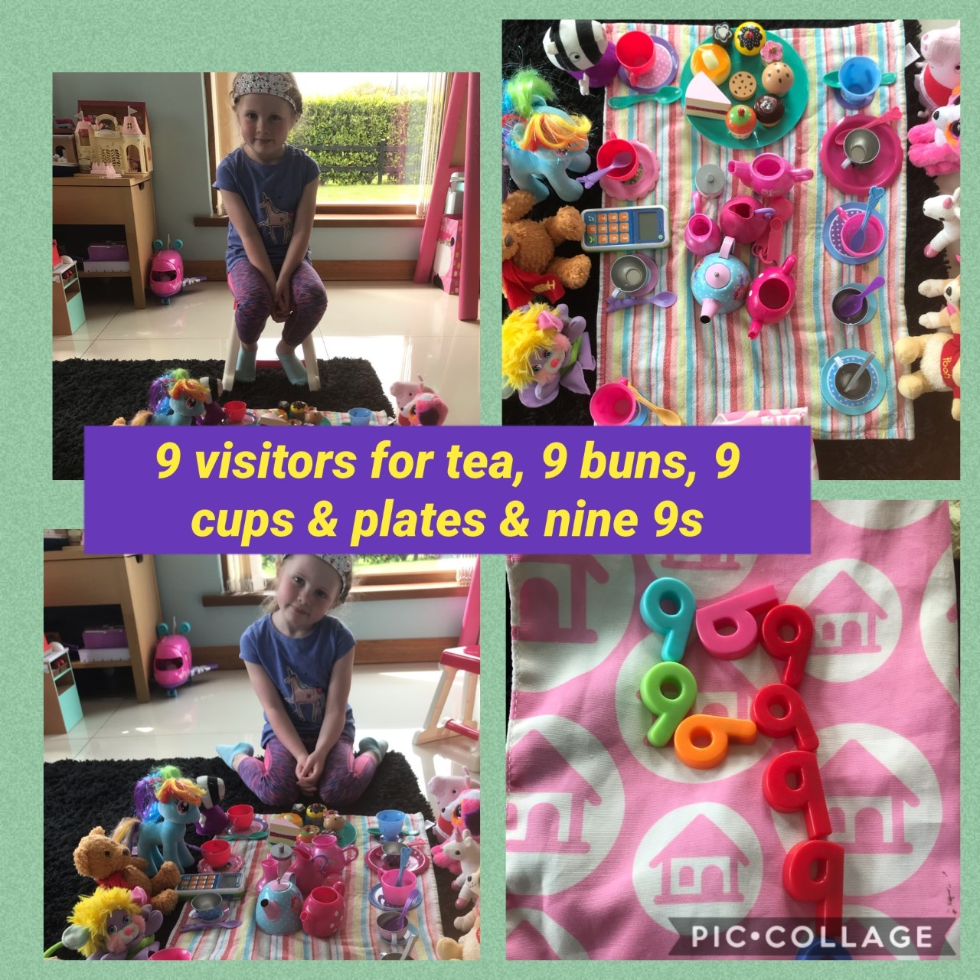 A tea party for 9!