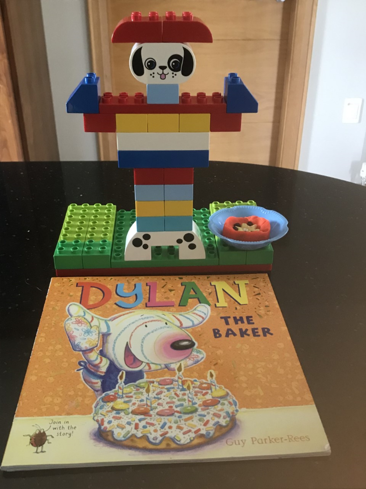 Aoibheann, I love your lego masterpiece of your favourite character Dylan! #librarybingochallenge