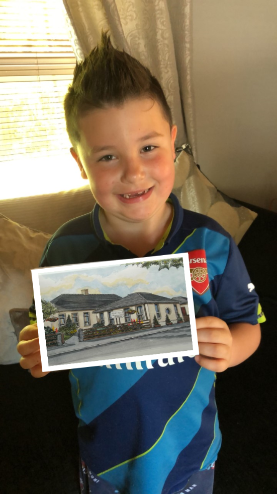 We are glad you loved your postcard. Keep up the home learning!