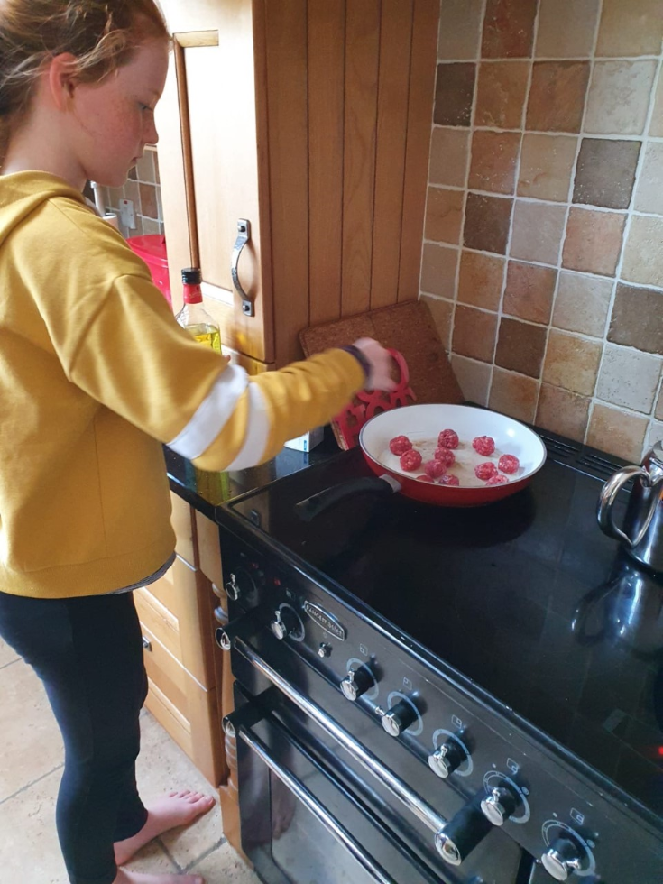 Can anyone guess what's for dinner?