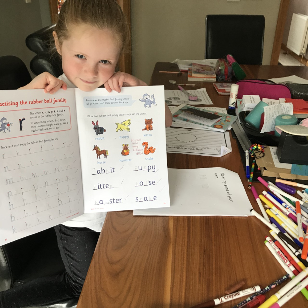 Mrs McConway is so proud of your work! She loves your neat handwriting!