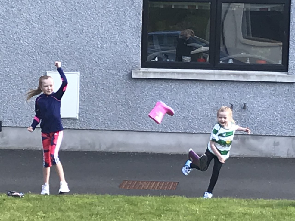 Watch out! Welly about!