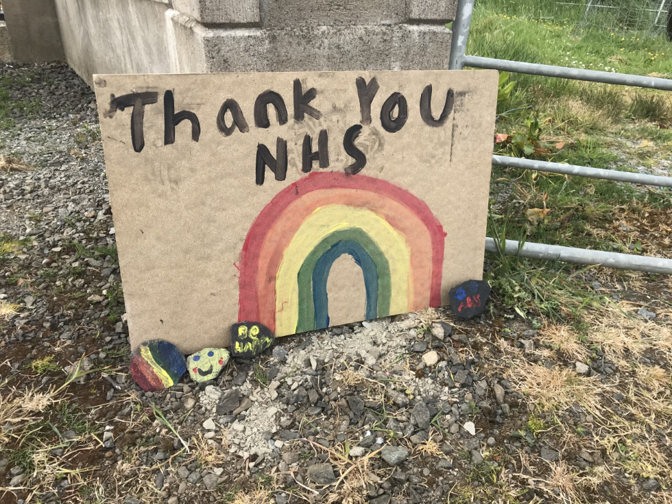 Thank you to our NHS workers. #foundatreasure #outforawalk