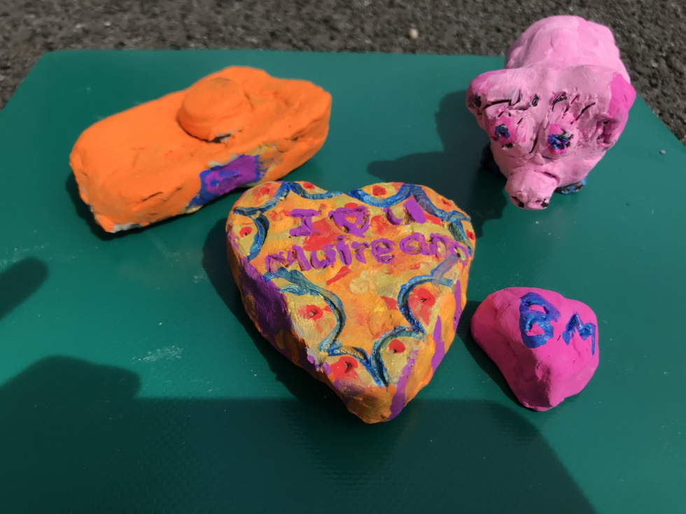 Homemade art creations for friends. #creativity #homemadegifts
