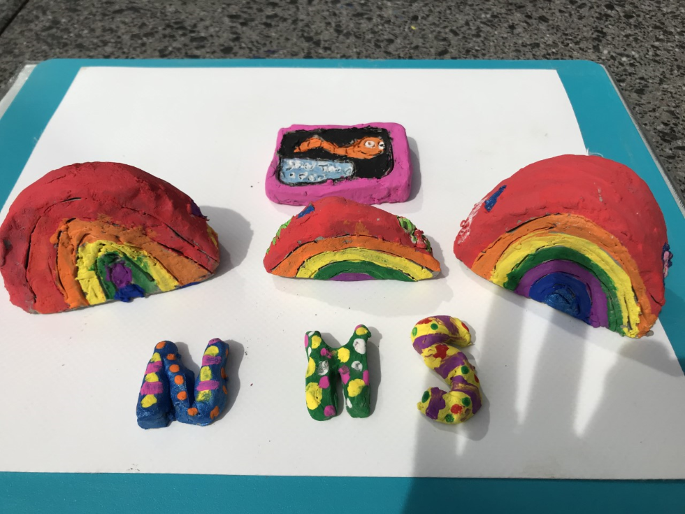 A selection of art masterpieces. #clay #NHS