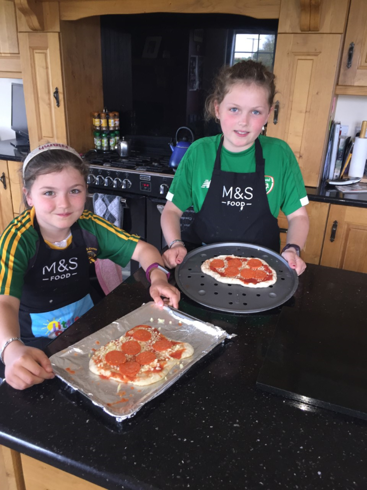 Pizza. Are you cutting it into halves, quarters or tenths. #reallifemaths