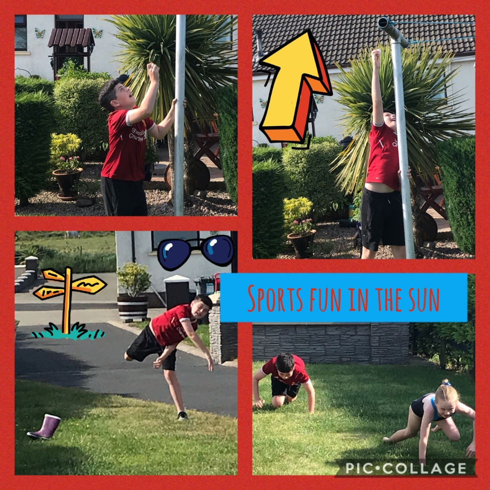 Virtual Sports Day. Keep up the amazing effort.