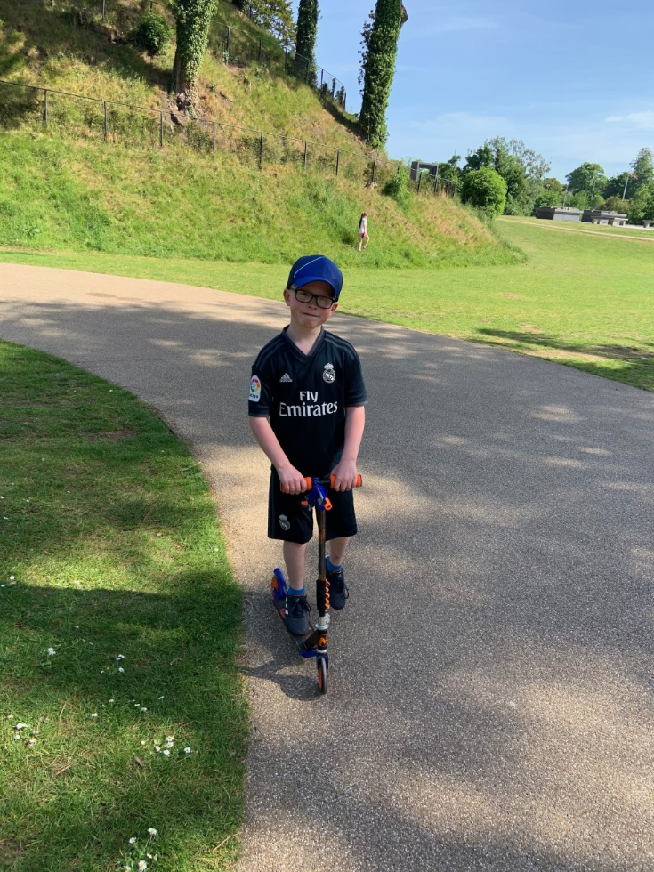 Fun on a scooter! #Sustrans
