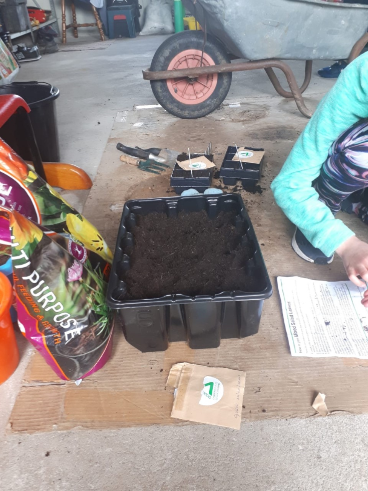 A big thank you to TIDAL for the kind donation of seeds and compost. #greenfingers