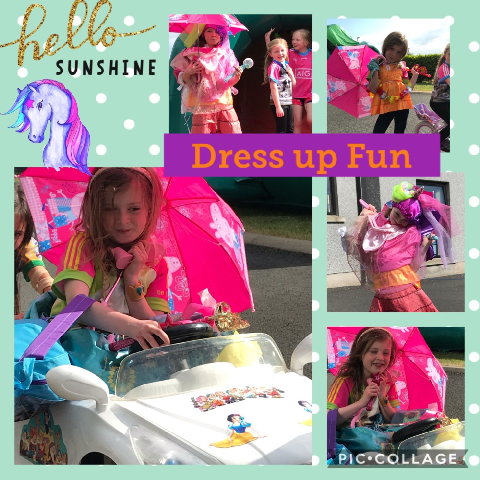 Learning through play on a sunny dress-up day!