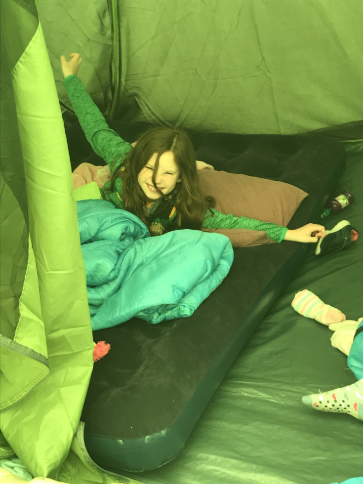 Camping is cool!