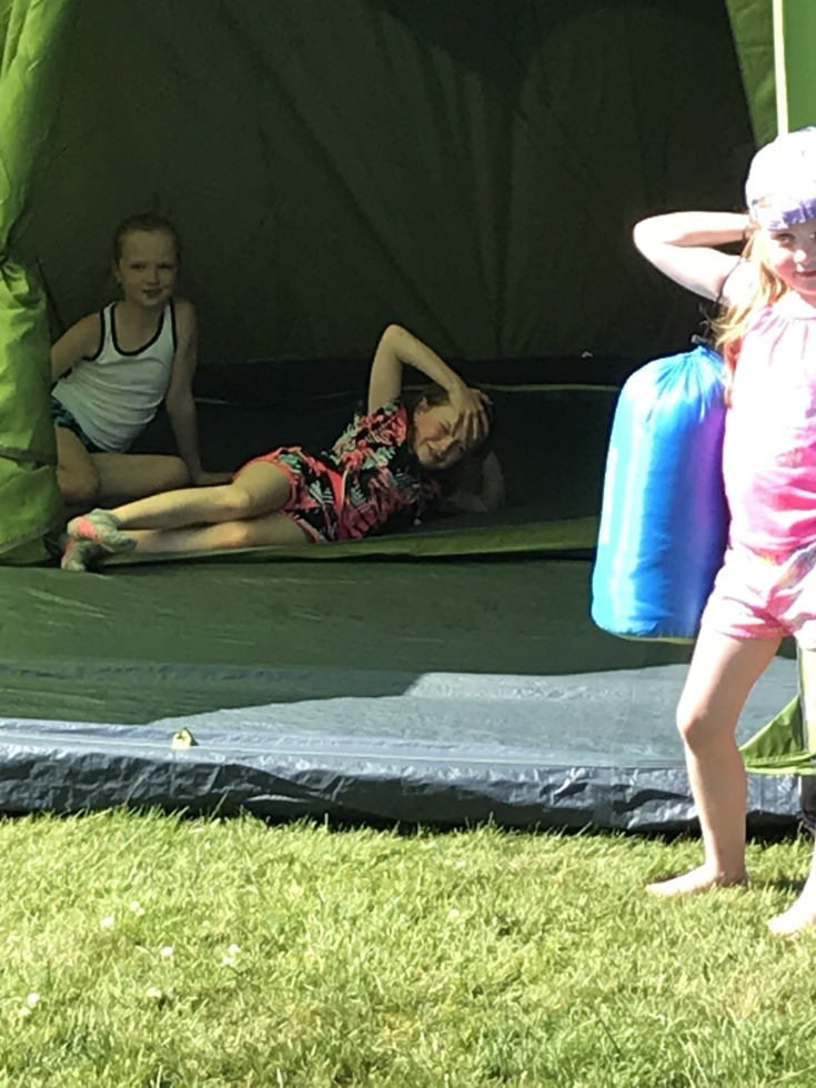 Camping is exhasting!