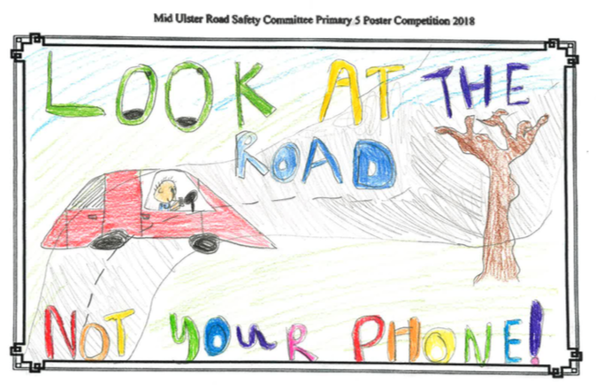 One Art Center - Easy Road Safety Poster Drawing for kids | Facebook