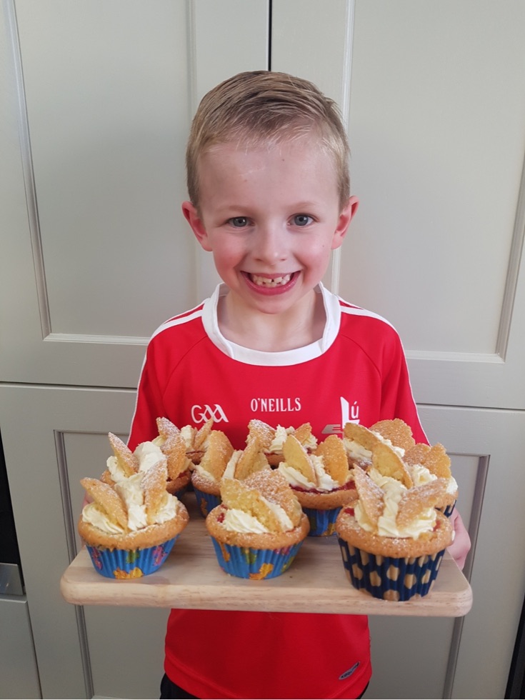 Delicious home baking of butterfly buns