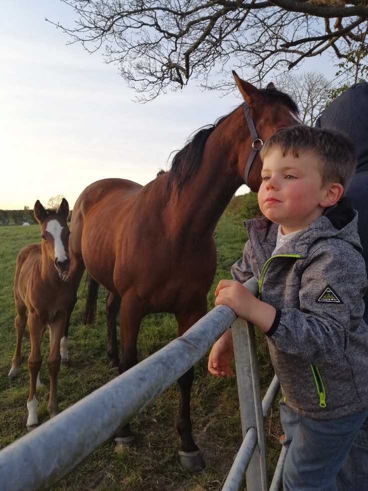 I'm enjoying helping on the farm!