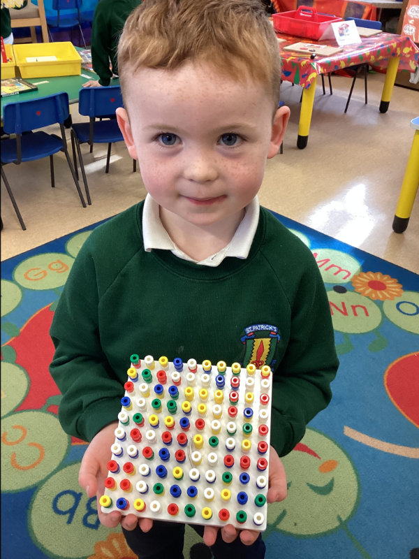 Look at my bead pattern.