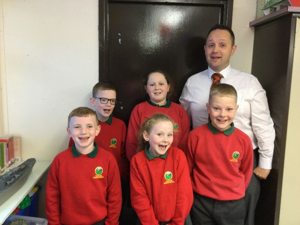 Our School Council with School Council Co-ordinator, Mr. Charles