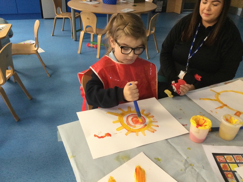 Perfectly formed sunshine masterpiece for corridor display