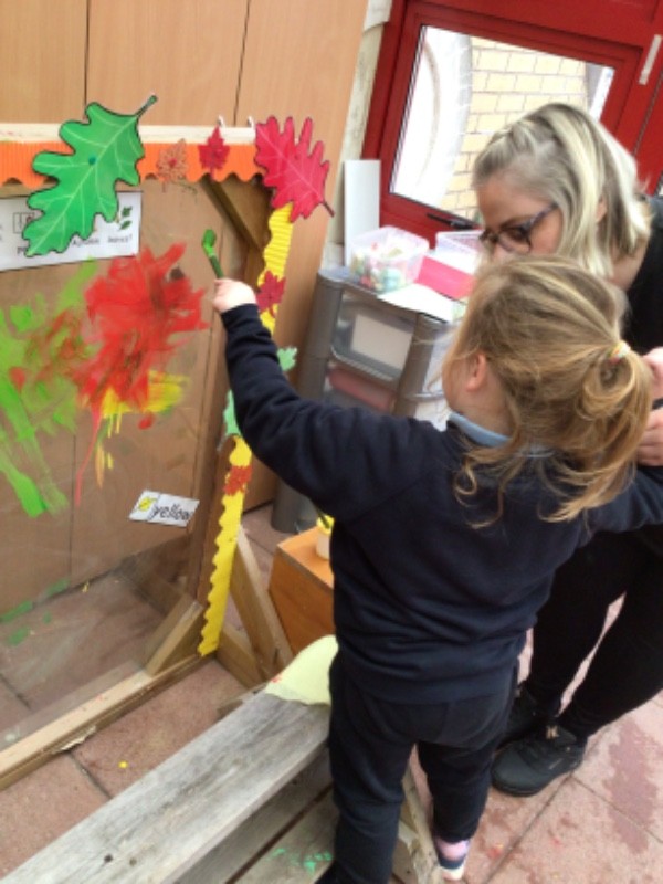 Painting on the Perspex board is a wonderful alternative media.