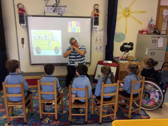 We love circle time in J2