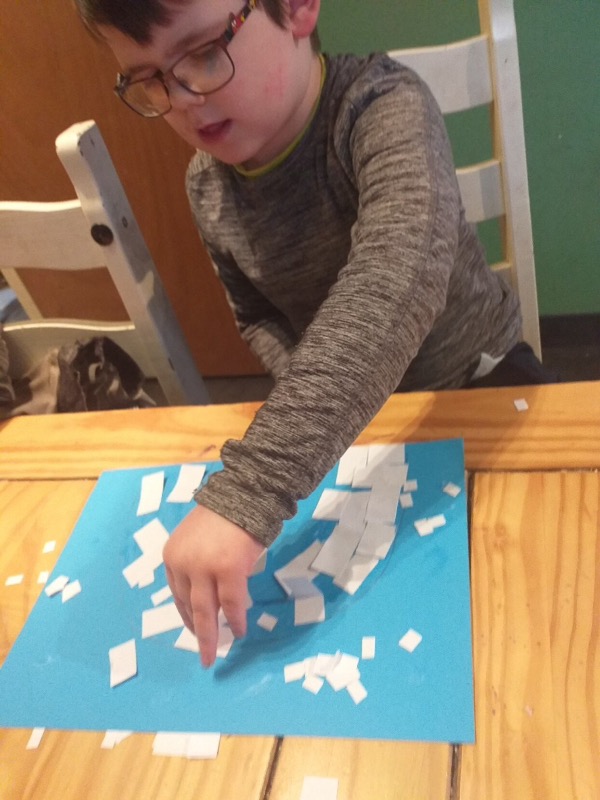One of our friends making his igloo at home, well doneðŸ‘