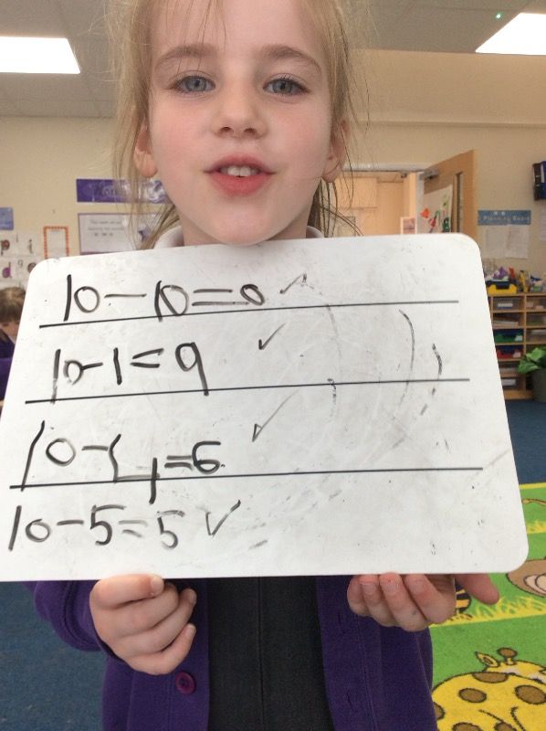 Using fingers to solve own problems