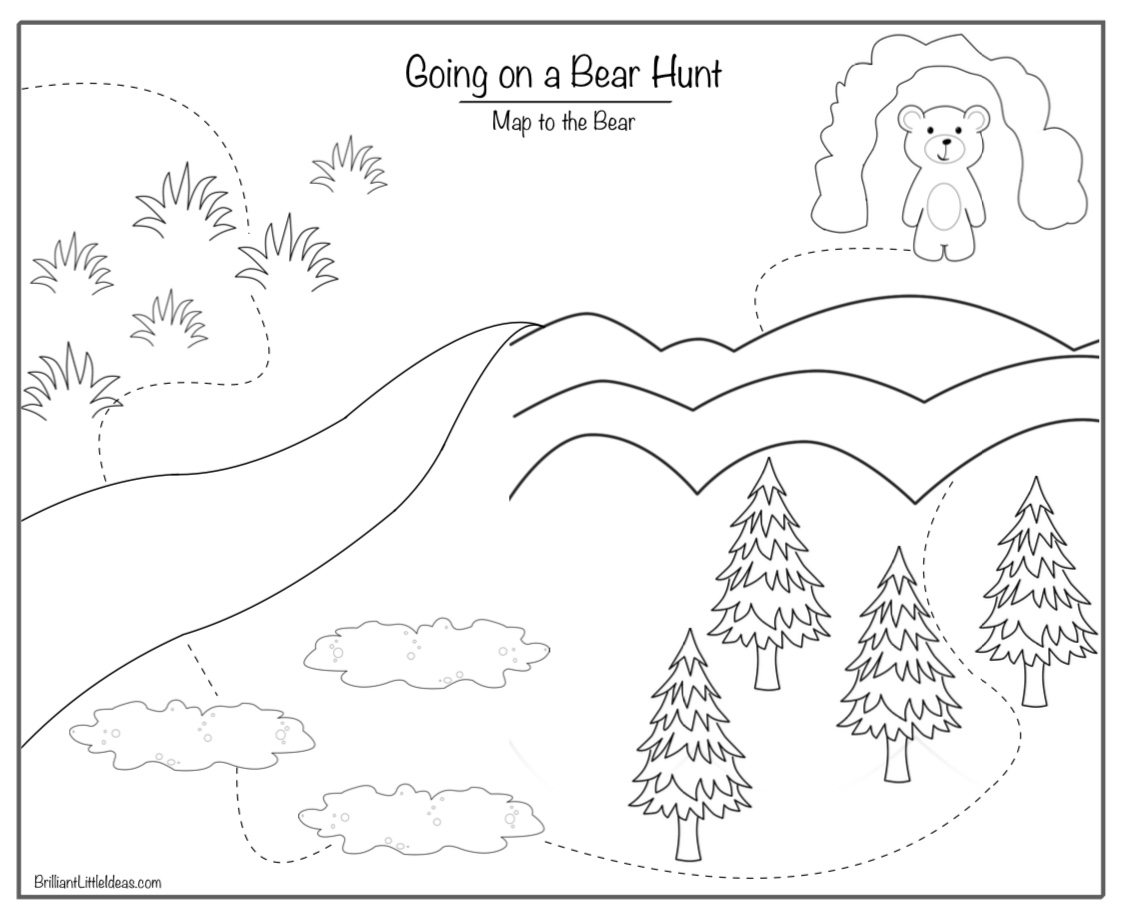 100  Bear Hunt Coloring Pages Best