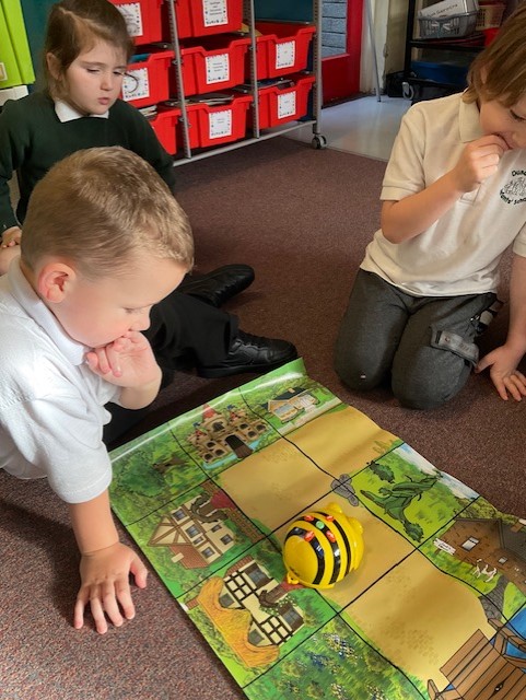Coding using the Bee-Bot