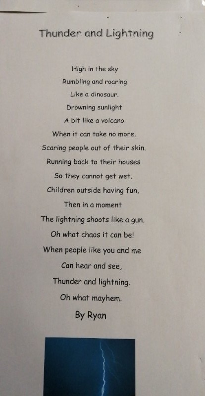 Amazing Weather Poems By P6 7