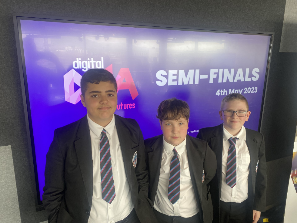 Year 9 Students at the Digital Future Skills Semi-Finals