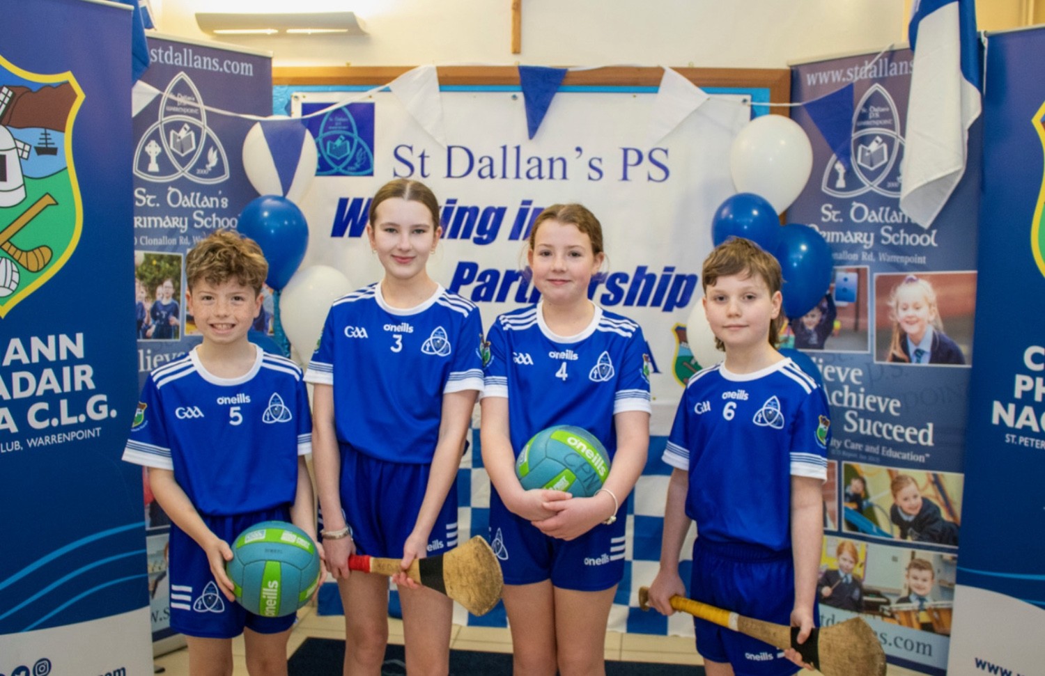 (L-R) Conall Griffin, Cerrian Sloan, Amy O'Hare, Paddy Mallon