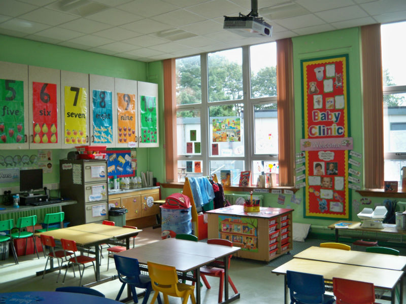 Reception & P1 classroom