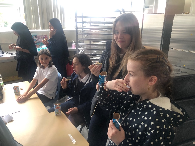 Terrific Thursdays - Enjoying cookies and hot chocolate