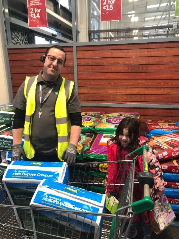Getting supplies in Woodies