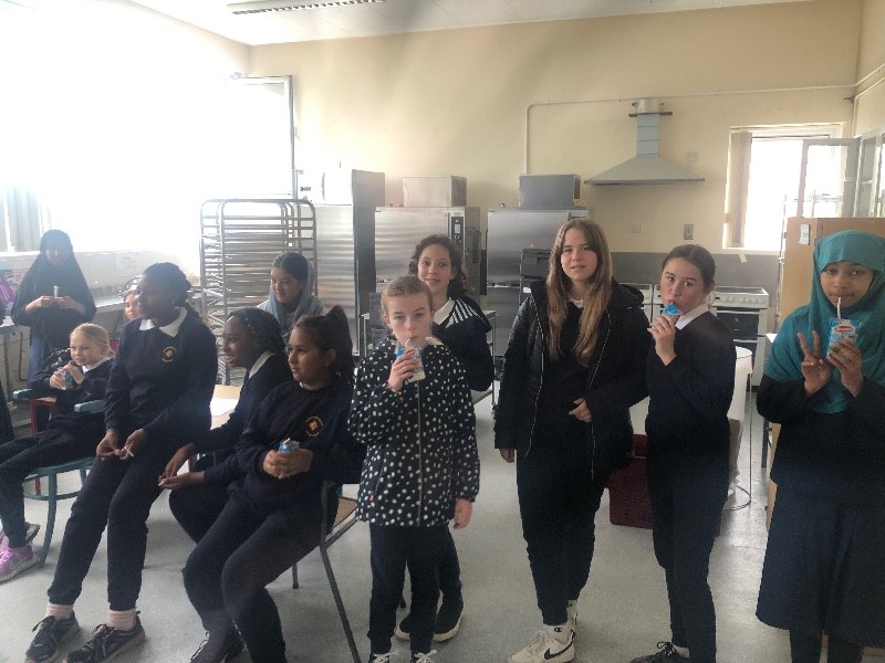 Terrific Thursday - enjoying hot chocolate after our Well-being lesson