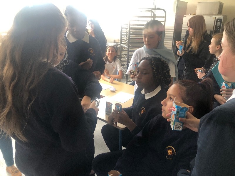 Terrific Thursday - enjoying hot chocolate