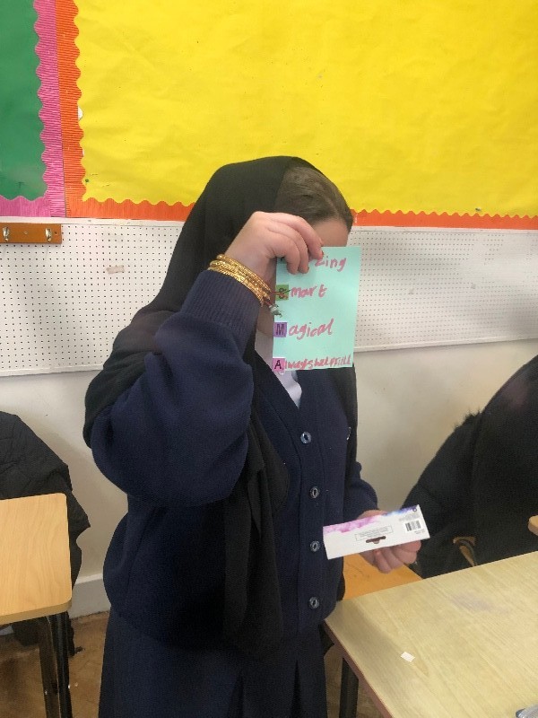Terrific Thursday Well-being activity - Acrostic poem