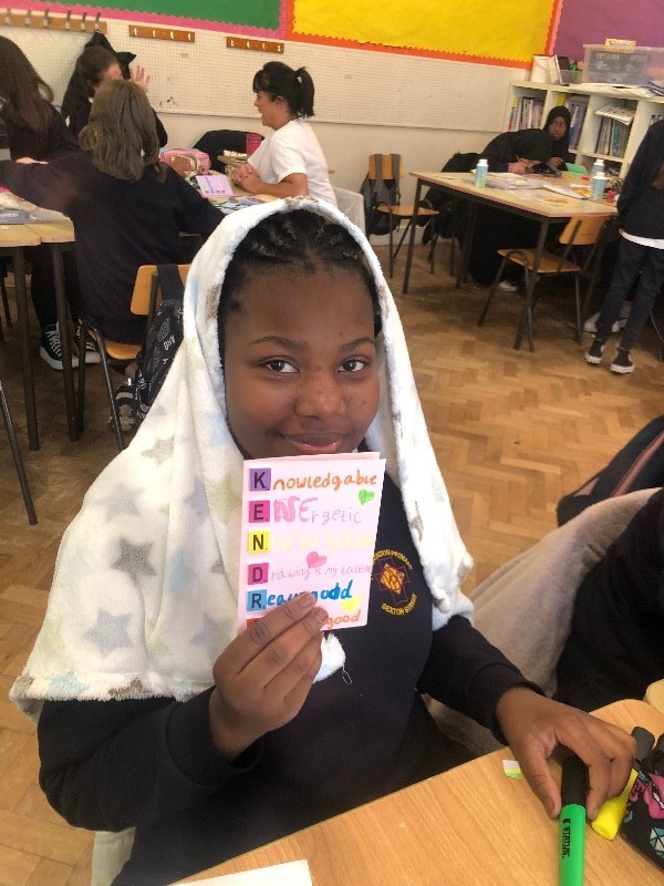 Terrific Thursday - Well-being activity - Acrostic Poem