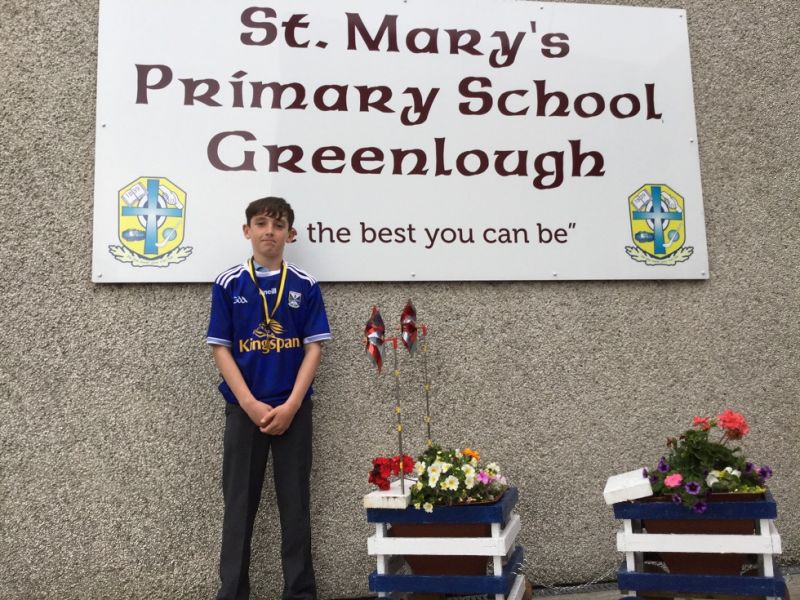 Caomhan who played at the half time game at the Ulster final 2019