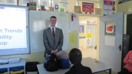 Yr.10 Pupils receive career advice from eye4education 