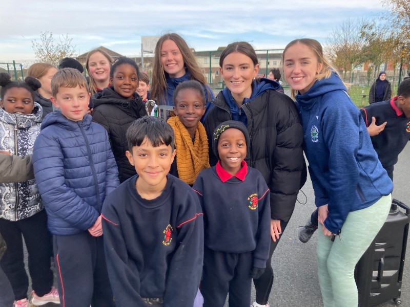 Leinster Ladies Champions Visit St George's!