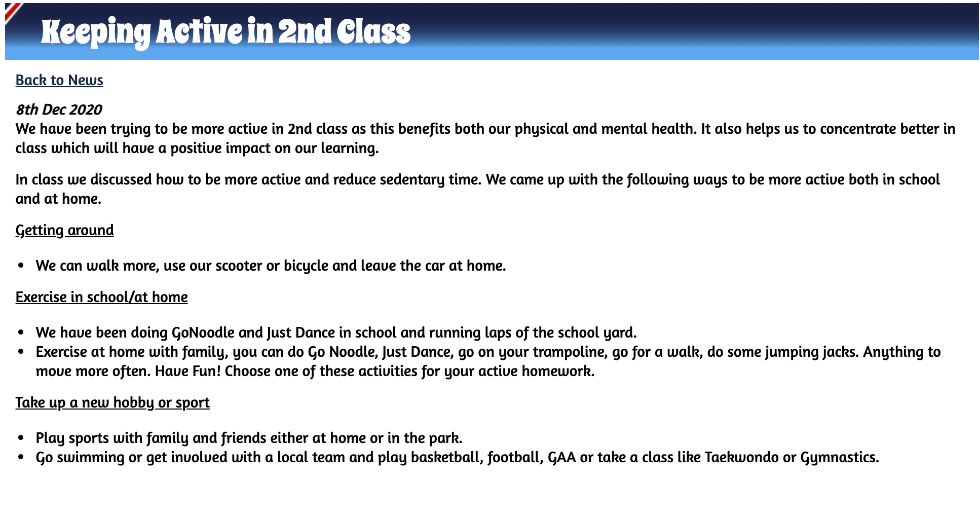Class page updates (2/9)