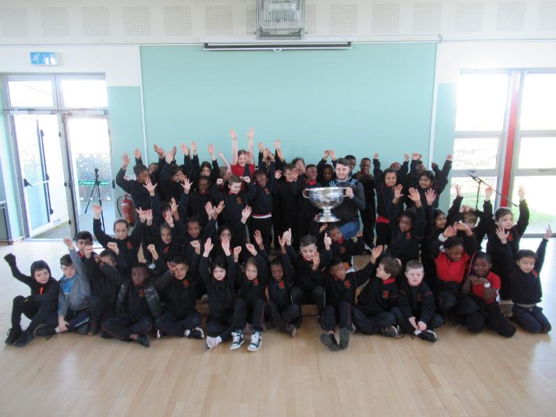 Sam Maguire visits St George's (15/16)