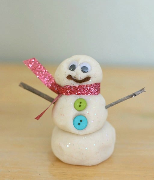 Playdough Snowman